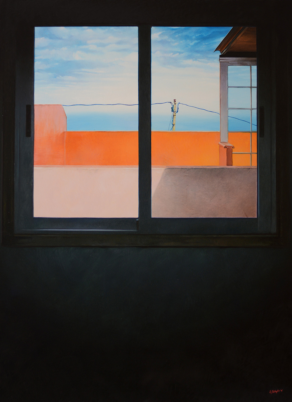 
'Waiting for the Summer'
(2016)
óleo sobre lienzo,
100x73 cm
