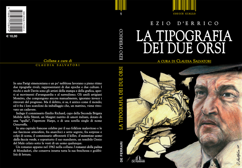 2007 - Cover for the series of novels 'Codice Giallo', edizioni De Ferrari